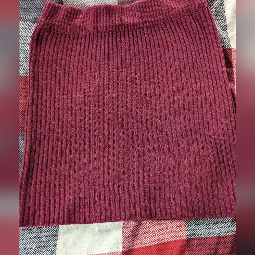 $$ Maroon Skirt